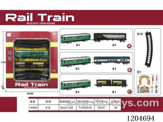 Electric light Music Track Train (battery not included)