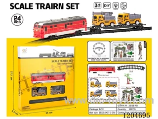 Electric light Music Track Engineering Train (battery not included)