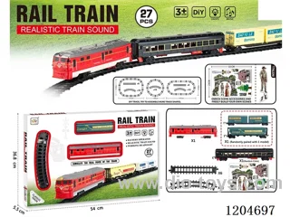 (GCC) Electric Light Music Track Train (battery not included)