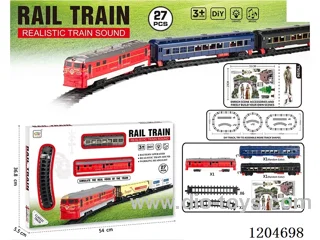 (GCC) Electric Light Music Track Train (battery not included)