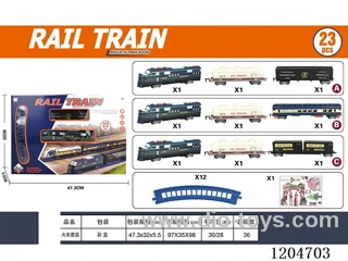 Electric light Music track train (including electricity) Lithium battery with USB cable