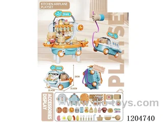 Mini airplane kitchen set