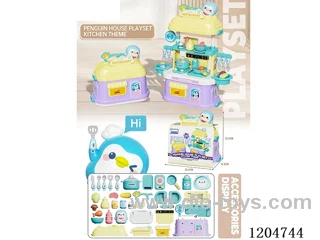 Mini Penguin House kitchen set