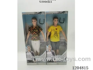 11.5inch Articulated Solid Male Barbie 2 Mixed Packs