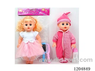 14 inch 30 cm 5 joints empty body live eye doll + bottle / mirror comb + IC (AG13 * 2) a variety of mixed
