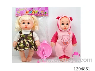 10 inch 23 cm 5 joints empty body 3D eye doll + IC (AG13 * 2) + bottle / cutlery a variety of mixed