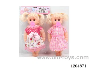 12 inch 26CM Empty body live eye doll with long crying IC(AG13*2)+pacifier Multi-mixed