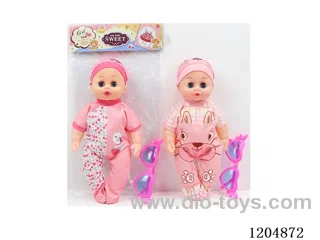 12 inch 26CM Empty body live eye doll with 4 voices IC(AG13*2)+sunglasses Mixed bag