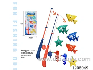 Fishing set (8 solid fish)