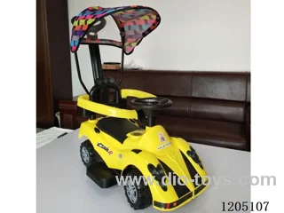 Scooter with shed and handle/Slide push handle,，Double steering,，Light music,，With shed，With barrier