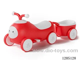 scooter/Widened and stable wheelbase, 360 degree smooth and without edges, dual mode of bicycle and bucket, enlarged storage bucket, convenient for moms to carry items during travel, integrated rounded handlebars, curved stripe seat design, comfortable riding, high-density rubber coated silent tires