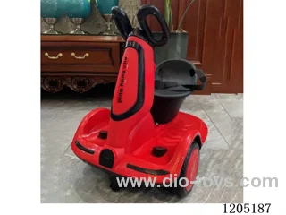 Balancing bike for kids/6v4.5 battery, dual drive, 3 silent universal wheels 360 °, rotating, early education player, support for mobile phone music playback, water flow light, seat belt