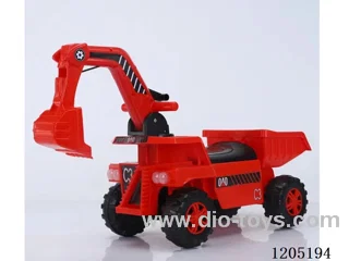 Sliding tipper excavator for children