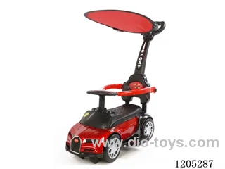 Kids' scooter/Sliding, light, guardrail, push handle, music, awning