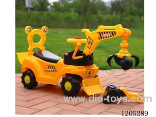 Children's sliding excavator/Can dig and grasp, independent control rod, non - skid wheel, music lights