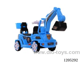 Electric engineering vehicle for children/Two kinds of front, rear basket, music lights, electric driving