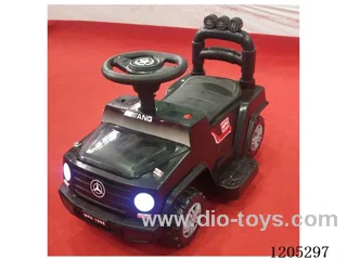 scooter/Slide and push walker with music lights, double steering