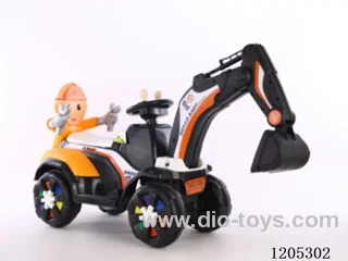 Children's electric excavator/Electric arm picking, lighting, music, early education, volume adjustment
