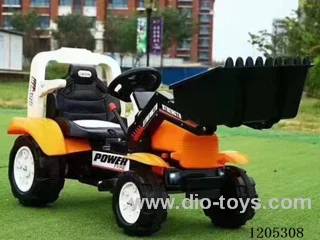 bulldozer/Electric drive, single drive, music, light, early education with player, can swing up and down, left and right, remote control