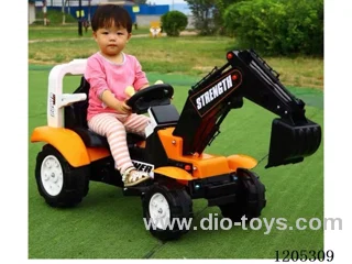 excavator/Electric drive, single wheel drive, music, lighting、Early education with player