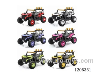 Children's electric car/12V 7A battery, key switch, independent light switch, gear lever forward and backward, 390 iron toothed motor * 4, multifunctional music player, USB socket, Bluetooth, adjustable seats, double seat, slow start with remote control+mobile app remote control, four-wheel shock ab