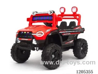 Children's electric car/Dual drive, 12V4.5 battery, 380 drive, one click start, multifunctional steering wheel, 2.4G one-to-one Bluetooth remote control, front and rear swing, early education function, English story, LED headlights, four-wheel suspension, slow start, dual door opening