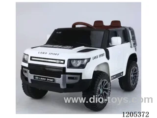 Children's electric car/Land Rover Defender, one click start, 2,4g Bluetooth multifunctional remote control, Bluetooth music player, independent swing, USB port, four-wheel suspension, convenient handle, dual drive large battery, spare tire storage box, 12V4.5 battery