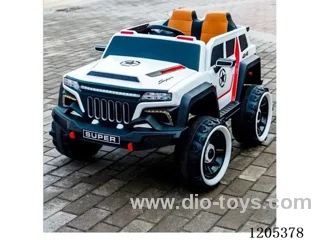Children's electric car/Battery 12V7AX1, four-wheel drive motor 390x4, early education center console (one click start, music, story, English, USB, battery display), slow start, four-wheel suspension, 2.4G Bluetooth remote control, high door double opening door, one click steering wheel installation