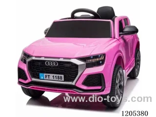 Children's electric car/Battery 6V4a * 2, motor 380x2, parallel swing front and rear, LED light, early education center control, USB, MP3, 2.4G Bluetooth remote control, double door, one click installation of steering wheel, mobile phone control