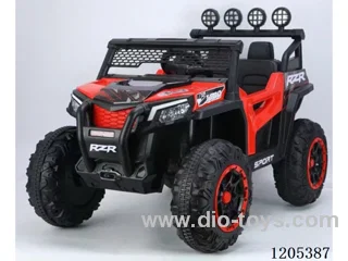 Children's electric car/Instrument panel simulation car interior, LED dazzling lights, subwoofer, Bluetooth multifunctional music player (early Tang Dynasty popular music), USB socket, MP3 socket, intelligent slow start, four-wheel shock absorption, high and low fence quick installation, one-on-one