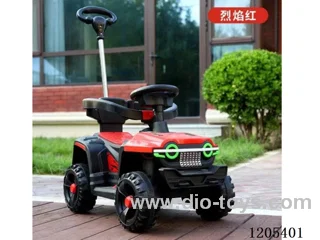Children's electric car/All inclusive site design, safe and load-bearing 6.45 battery, music early education with added guardrails, push bar, internal and external turning patent CE 3C 9001 complete