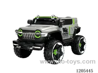 Children's electric car/12V7 battery, 390 * 4-wheel drive, four-wheel drive motor, one button start, 2.4G one-on-one Bluetooth remote control, 3-speed regulation, slow start and stop, one button brake function, intelligent battery display in the central control, USB interface, early education functi