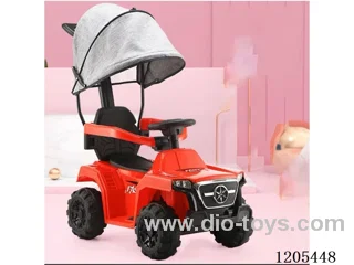 Children's electric car/Single electric single drive, multifunctional player, 6V380 clutch motor, dazzling lighting, dynamic music, 6V4.5AH battery