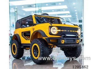 Children's electric car/12V7A battery, four-wheel drive, 380 motor, front and rear swing, central control music version, USB, Bluetooth, LED headlights, searchlights, double door, four-wheel suspension, remote control