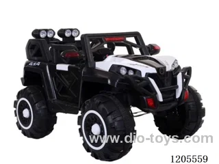 Children's electric car/All-wheel-drive with absorb shock, multi-function remote control, control of speed adjustment, slow slow stop switch, speed reducer, music, 揺 pendulum movement, music lights, horn, brake system, and other functions, one key start, power display, car wheel with flash, educati