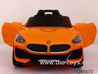 Children's electric car/One-button start, double door opening, swing, power display, LED light, early education music, USB port, Bluetooth remote control