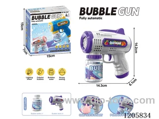 8-hole automatic bubble machine with one bottle of 70ML bubble water