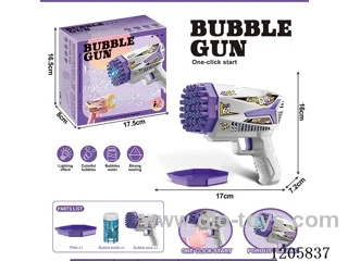 60 holes bubble machine with a bottle of 50ML bubble water