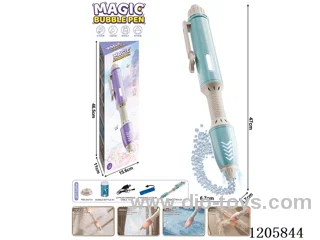 Iris blue magic bubble fountain pen (with 1 bottle of 50ml bubble water)