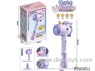 Unicorn automatic bubble wand (with a bottle of 130ML bubble water)
