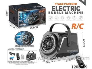 Stage machine automatic bubble (with 2 bottles of 90ml bubble water) lithium battery version