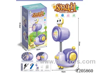 Snail bubble machine (lithium battery automatic one button bubble configuration of a bottle of 90ML bubble water)