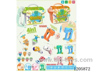 Whistling Inertia Dinosaur Car Lighted Gyro Set