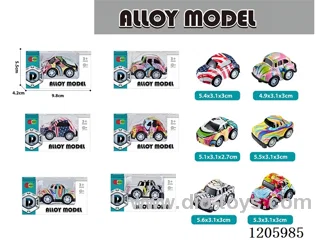 pull back alloy car