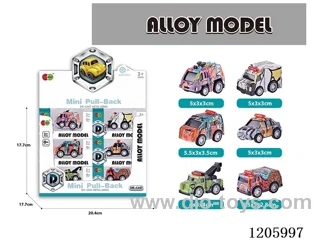 pull back alloy car 24PCS