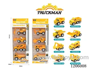pull back alloy car 4PCS