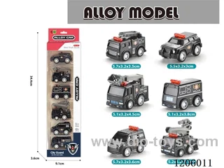 pull back alloy car 6PCS