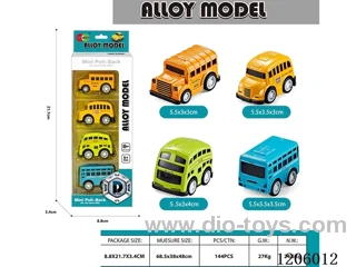 pull back alloy car 4PCS