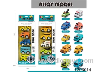 pull back alloy car 5PCS