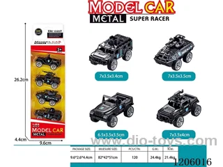 pull back alloy car 4PCS